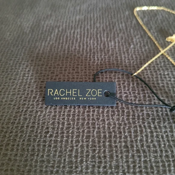 Rachel Zoe Black🖤 and White Checkered Enamel Heart♥️ Pendant Necklace - NWT - Picture 7 of 16